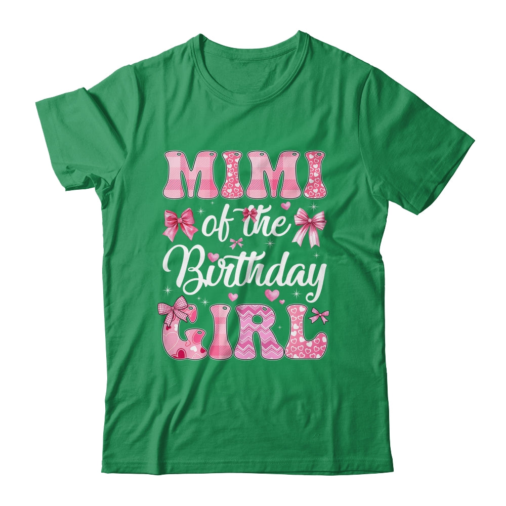 Mimi Of The Birthday Girl Family Pink Coquette Bow Shirt & Hoodie | teecentury