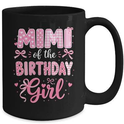 Mimi Of The Birthday Girl Matching Pink Coquette Bow Mug | teecentury