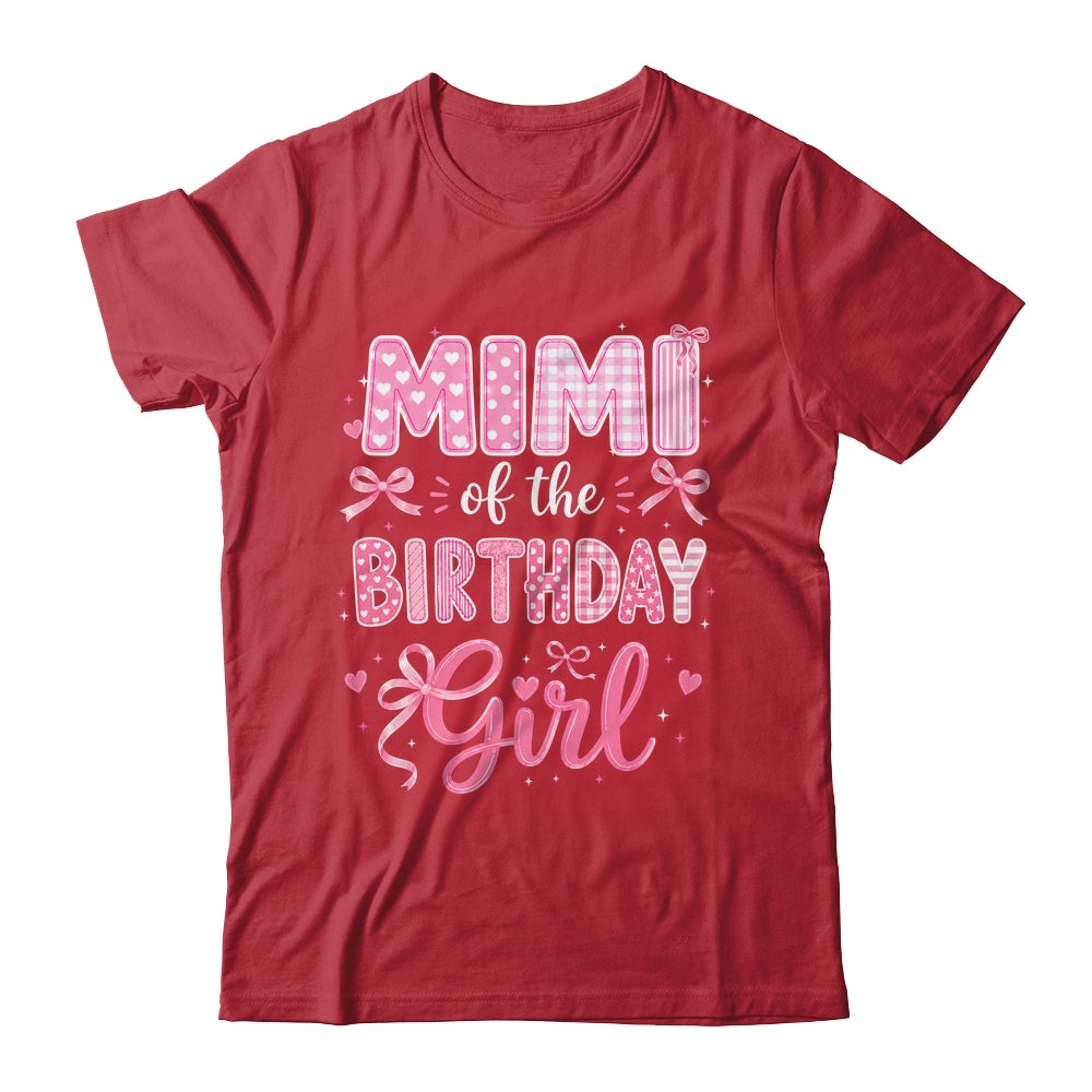 Mimi Of The Birthday Girl Matching Pink Coquette Bow Shirt & Hoodie | teecentury