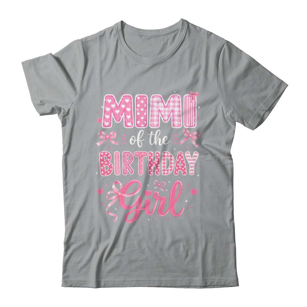 Mimi Of The Birthday Girl Matching Pink Coquette Bow Shirt & Hoodie | teecentury
