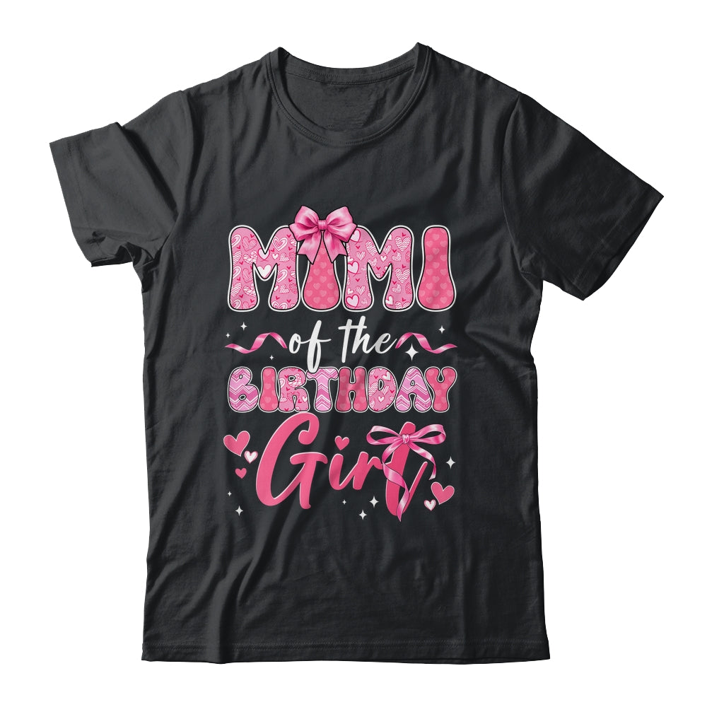 Mimi Of The Birthday Girl Pink Coquette Bow Family Shirt & Hoodie | teecentury