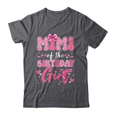 Mimi Of The Birthday Girl Pink Coquette Bow Family Shirt & Hoodie | teecentury