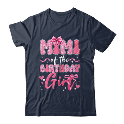 Mimi Of The Birthday Girl Pink Coquette Bow Family Shirt & Hoodie | teecentury
