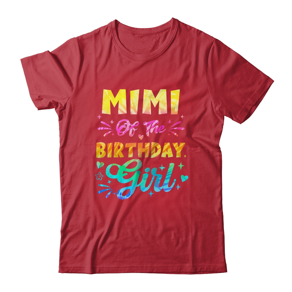 Mimi Of The Birthday Girl Tie Dye 1st Birthday Family Shirt & Hoodie | teecentury