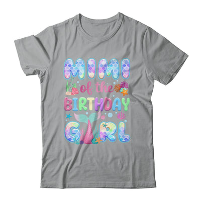 Mimi Of The Birthday Mermaid Girl Family Matching Party Shirt & Hoodie | teecentury
