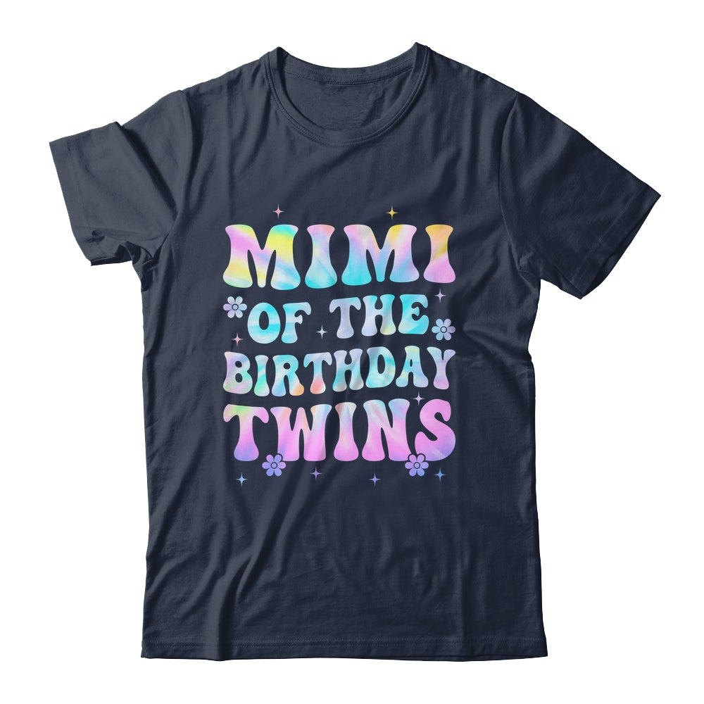 Mimi Of The Birthday Twins Girls Kids Party Retro Bday Shirt & Hoodie | teecentury