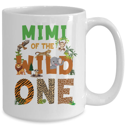 Mimi Of The Birthday Wild One Safari Birthday Boy Family Mug | teecentury