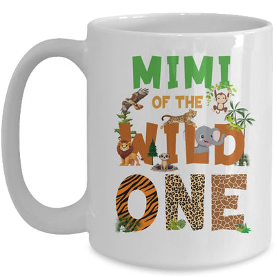 Mimi Of The Birthday Wild One Safari Birthday Boy Family Mug | teecentury