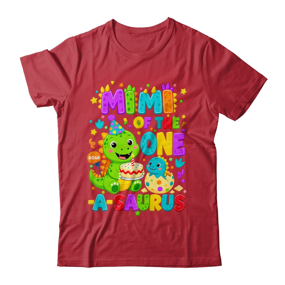Mimi Of The One-A-Saurus 1St Birthday Boy T-Rex Dinosaur Shirt & Hoodie | teecentury