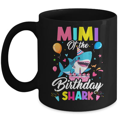 Mimi Of The Shark Birthday Boy Girl Party Family Group Mug | teecentury