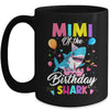 Mimi Of The Shark Birthday Boy Girl Party Family Group Mug | teecentury