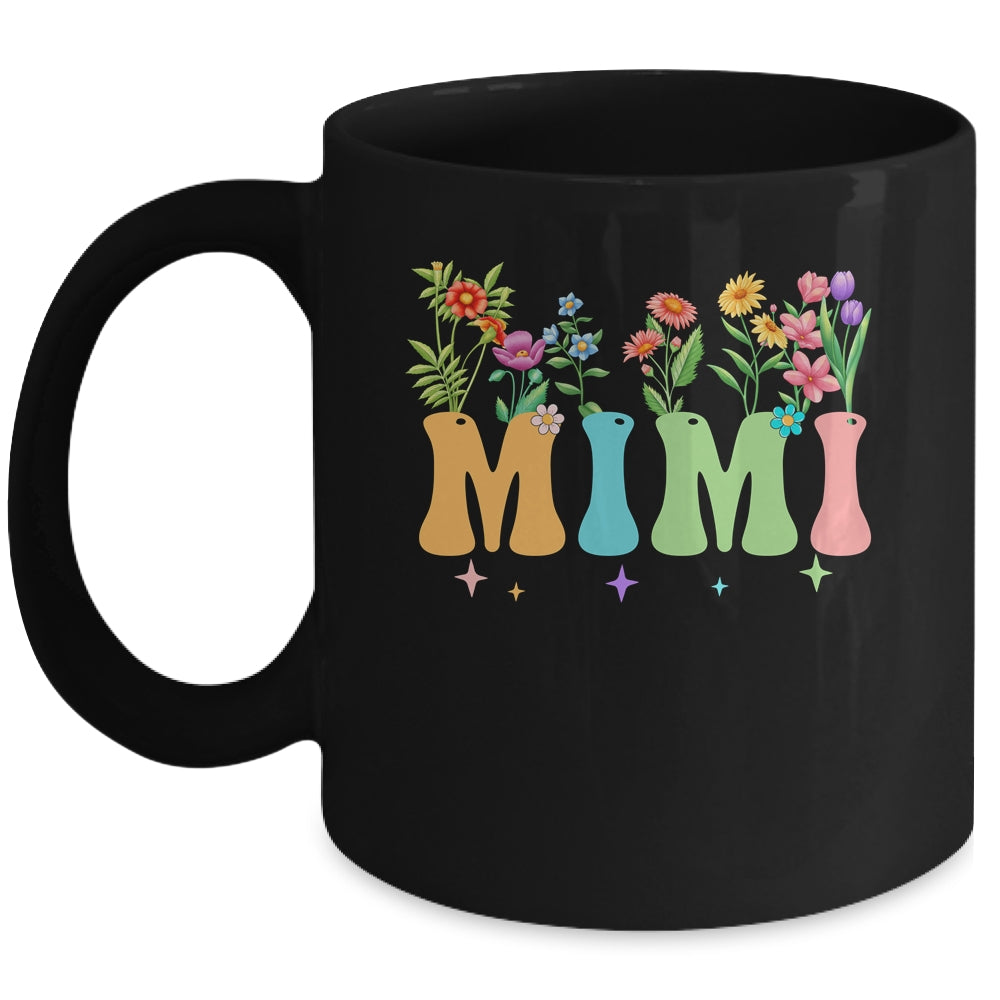 Mimi Women Wildflower Floral Design Mimi Mothers Day Mug | teecentury