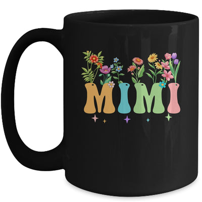 Mimi Women Wildflower Floral Design Mimi Mothers Day Mug | teecentury