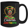 Miss Juneteenth Freedom Black American African Women Girl Mug | teecentury