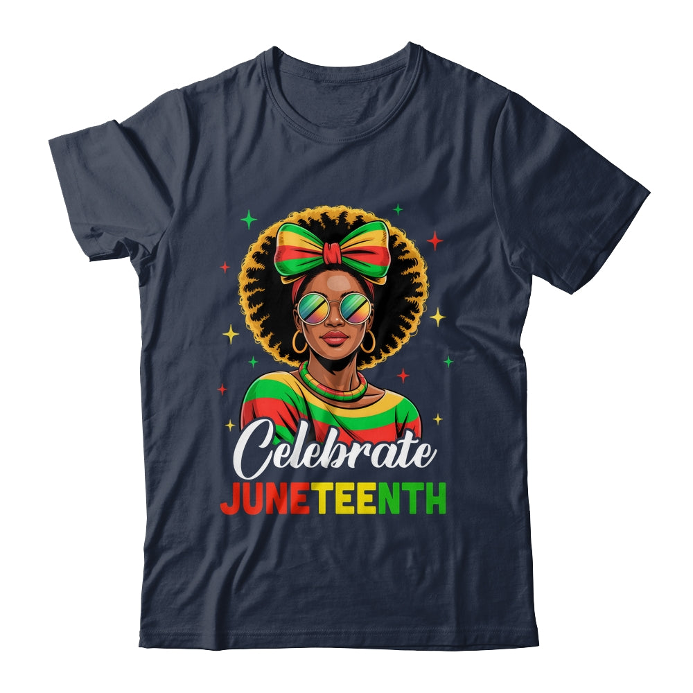 Miss Juneteenth Freedom Black American African Women Girl Shirt & Tank Top | teecentury