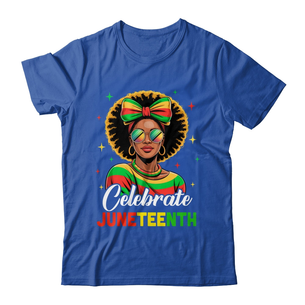 Miss Juneteenth Freedom Black American African Women Girl Shirt & Tank Top | teecentury