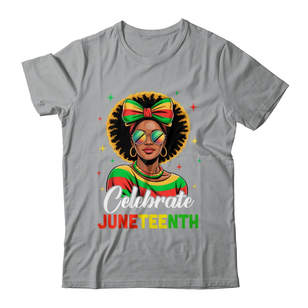 Miss Juneteenth Freedom Black American African Women Girl Shirt & Tank Top | teecentury