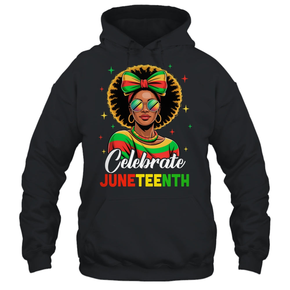 Miss Juneteenth Freedom Black American African Women Girl Shirt & Tank Top | teecentury