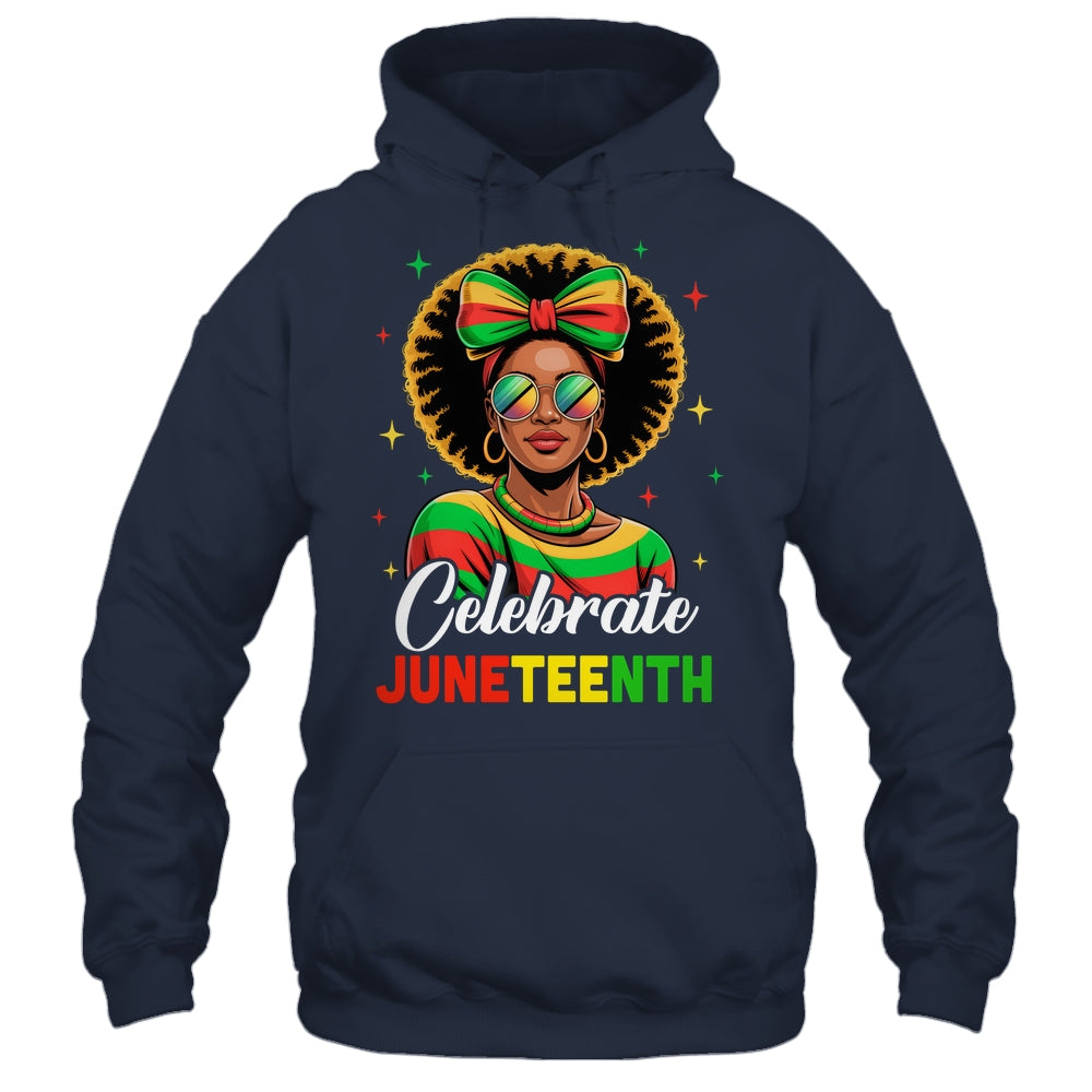 Miss Juneteenth Freedom Black American African Women Girl Shirt & Tank Top | teecentury