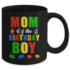 Mom Birthday Boy Master Builder Building Bricks Blocks Mug | teecentury