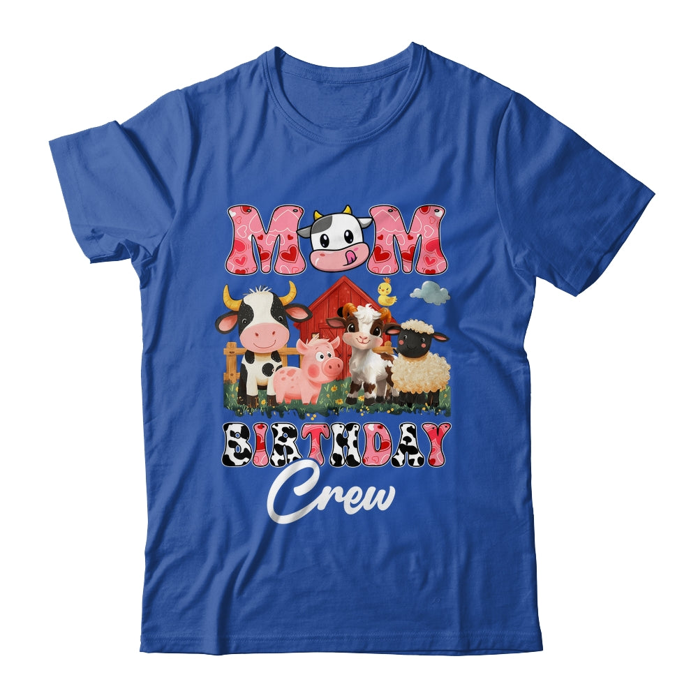 Mom Birthday Crew Farm Cow Birthday Boy Girl Family Shirt & Hoodie | teecentury