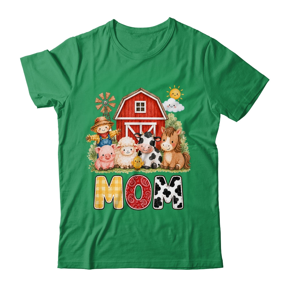 Mom Farm Cow 1St Birthday Girl Boy Matching Family Shirt & Hoodie | teecentury