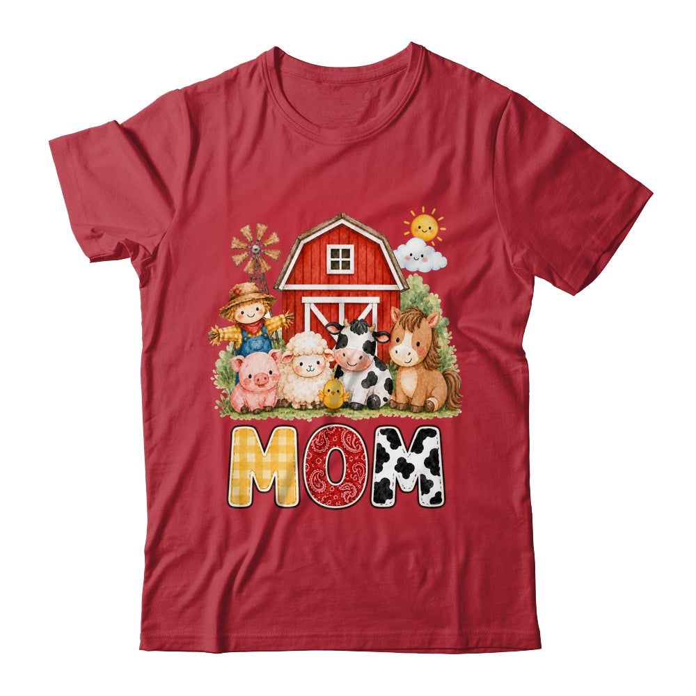 Mom Farm Cow 1St Birthday Girl Boy Matching Family Shirt & Hoodie | teecentury