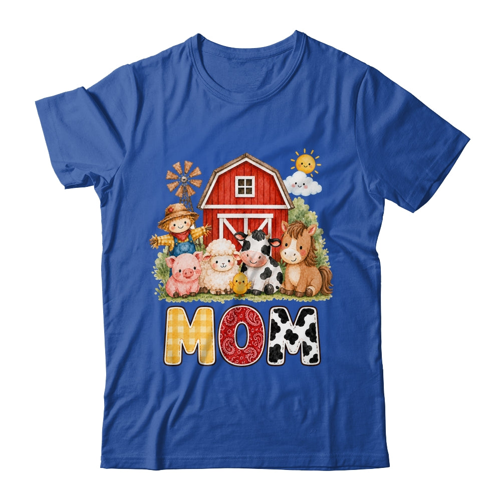Mom Farm Cow 1St Birthday Girl Boy Matching Family Shirt & Hoodie | teecentury