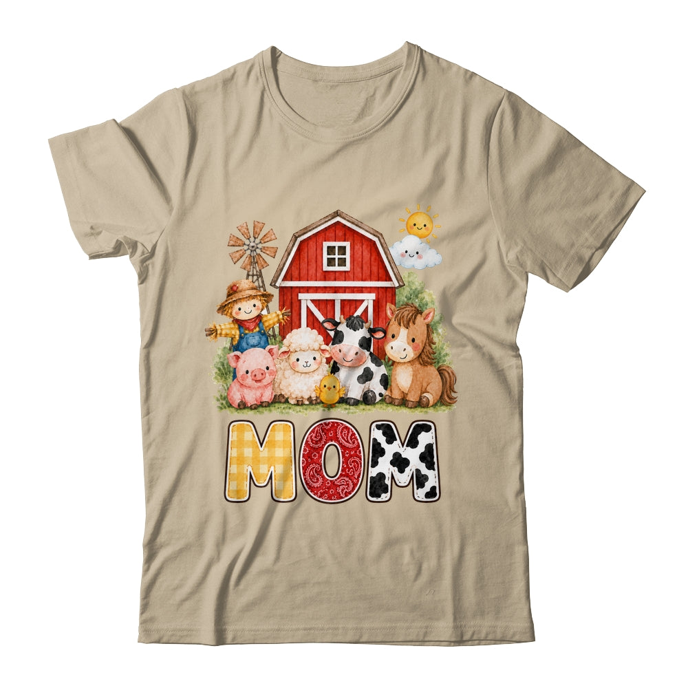 Mom Farm Cow 1St Birthday Girl Boy Matching Family Shirt & Hoodie | teecentury