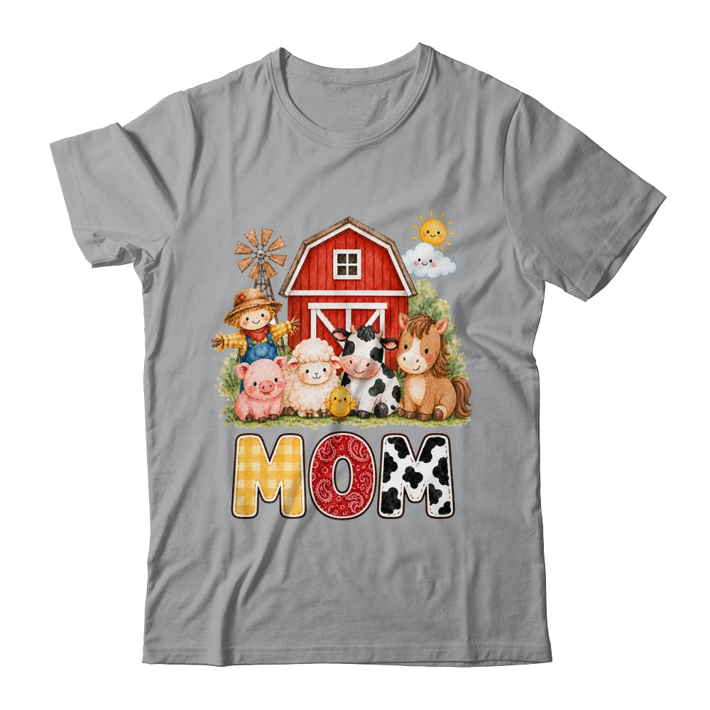 Mom Farm Cow 1St Birthday Girl Boy Matching Family Shirt & Hoodie | teecentury
