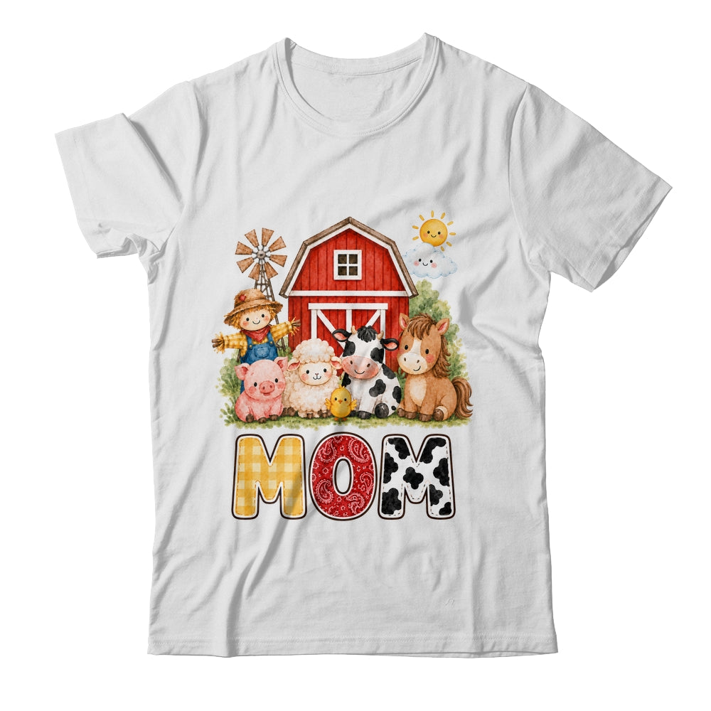 Mom Farm Cow 1St Birthday Girl Boy Matching Family Shirt & Hoodie | teecentury