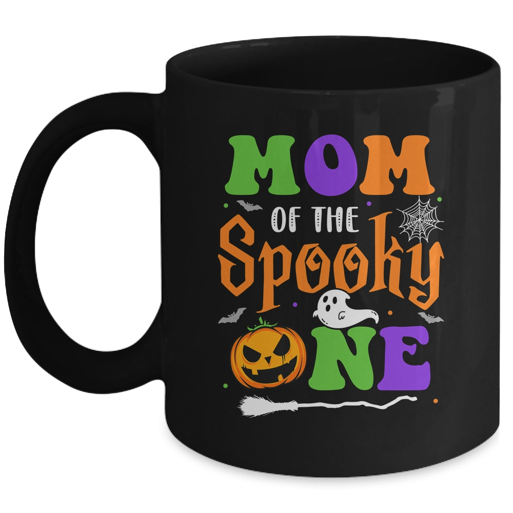 Mom Halloween 1st Birthday Boy Matching Family Spooky One Mug | teecentury