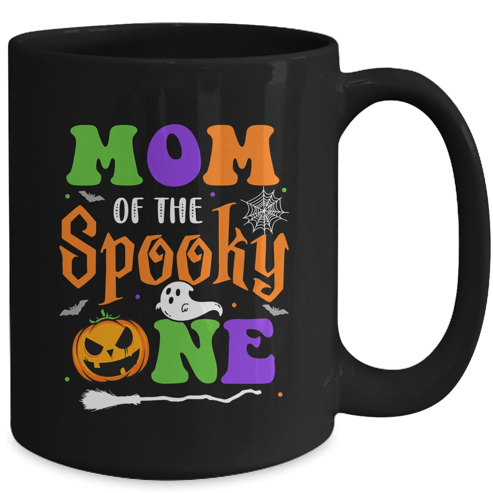 Mom Halloween 1st Birthday Boy Matching Family Spooky One Mug | teecentury