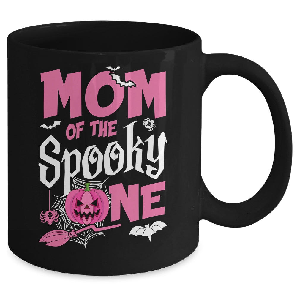Mom Halloween 1st Birthday Girl Matching Family Spooky One Mug | teecentury