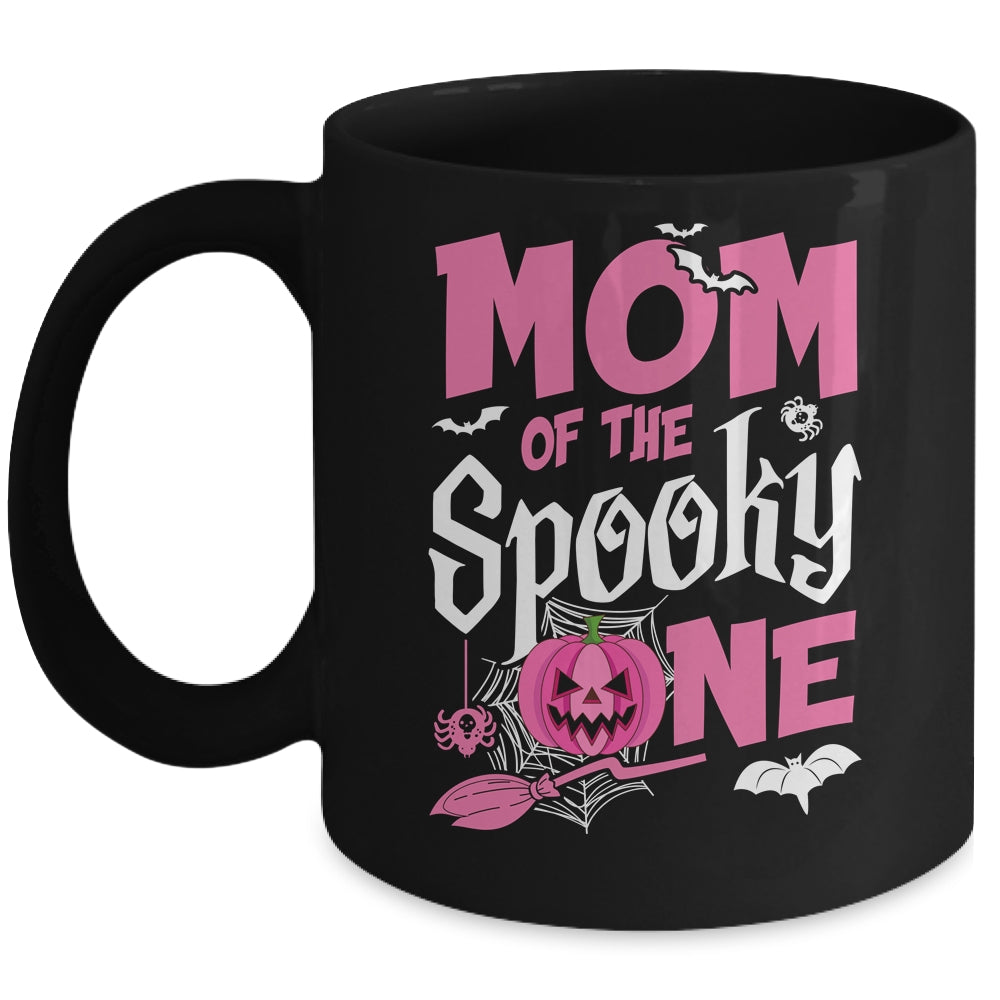 Mom Halloween 1st Birthday Girl Matching Family Spooky One Mug | teecentury