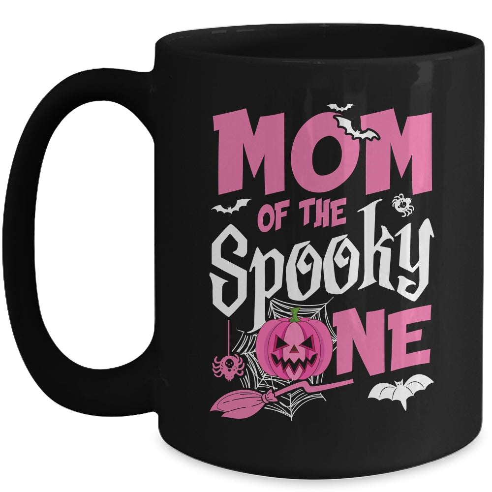 Mom Halloween 1st Birthday Girl Matching Family Spooky One Mug | teecentury