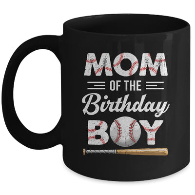 Mom Of The Birthday Boy Baseball Matching Family Party Mug | teecentury