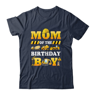 Mom Of The Birthday Boy Construction Matching Family Shirt & Hoodie | teecentury