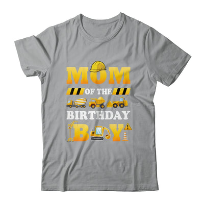 Mom Of The Birthday Boy Construction Matching Family Shirt & Hoodie | teecentury