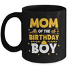 Mom Of The Birthday Boy Construction Worker Family Party Mug | teecentury