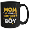 Mom Of The Birthday Boy Construction Worker Family Party Mug | teecentury