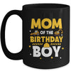 Mom Of The Birthday Boy Construction Worker Family Party Mug | teecentury