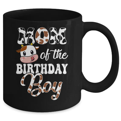 Mom Of The Birthday Boy Cow Farm 1st Birthday Boy Mug | teecentury