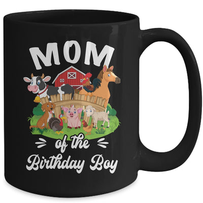 Mom Of The Birthday Boy Party Cow Farm 1st Birthday Party Mug | teecentury