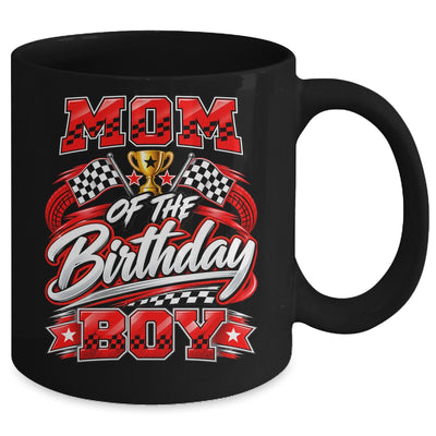 Mom Of The Birthday Boy Race Car Family Pit Crew Mug | teecentury