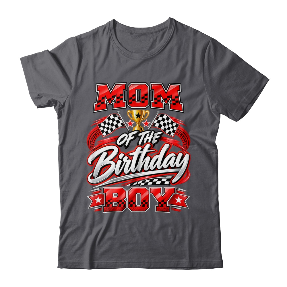 Mom Of The Birthday Boy Race Car Family Pit Crew Shirt & Hoodie | teecentury