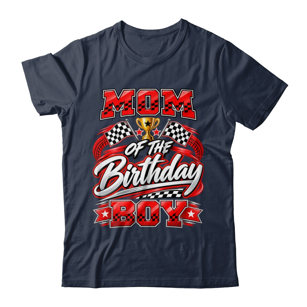 Mom Of The Birthday Boy Race Car Family Pit Crew Shirt & Hoodie | teecentury