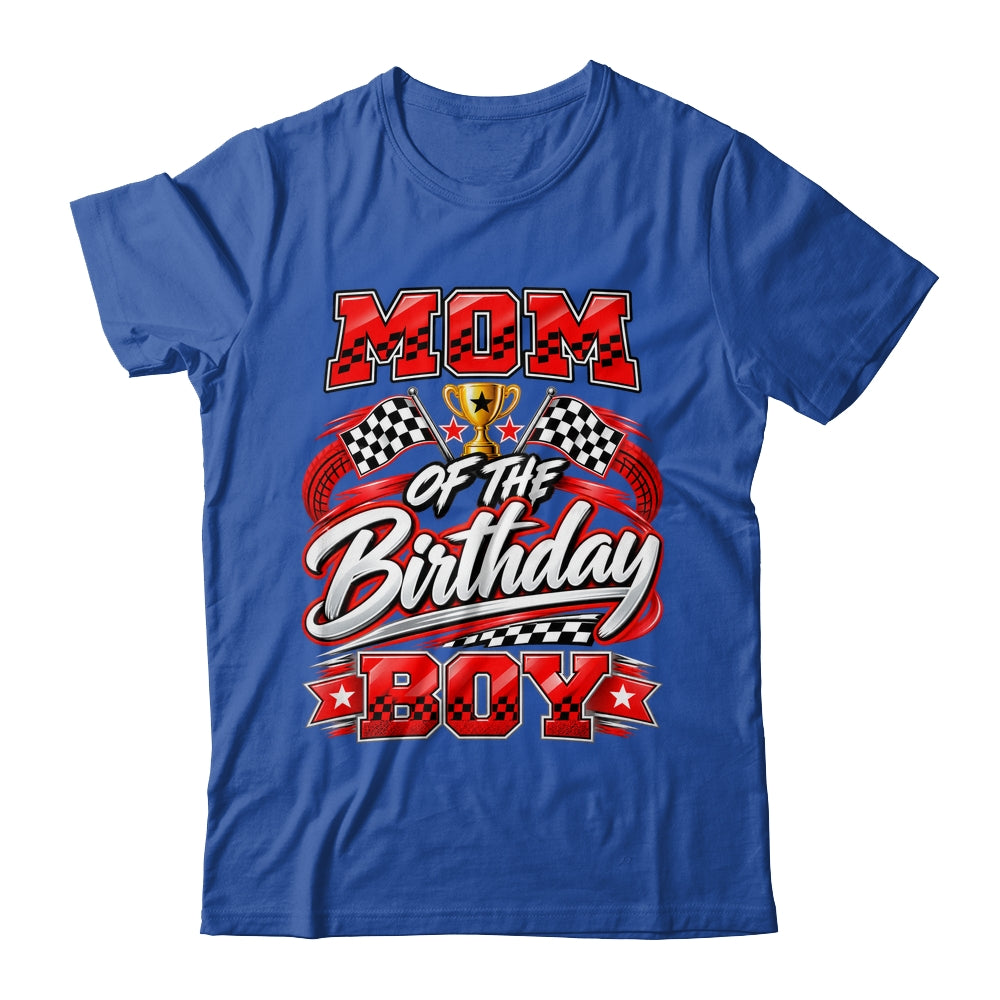 Mom Of The Birthday Boy Race Car Family Pit Crew Shirt & Hoodie | teecentury