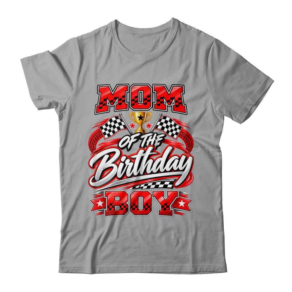 Mom Of The Birthday Boy Race Car Family Pit Crew Shirt & Hoodie | teecentury