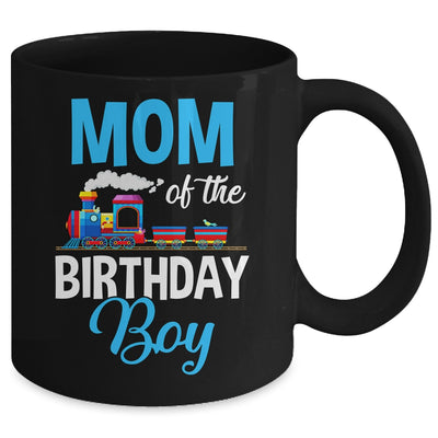 Mom Of The Birthday Boy Railroad Train Theme Lover Mug | teecentury